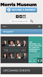 Mobile Screenshot of morrismuseum.org